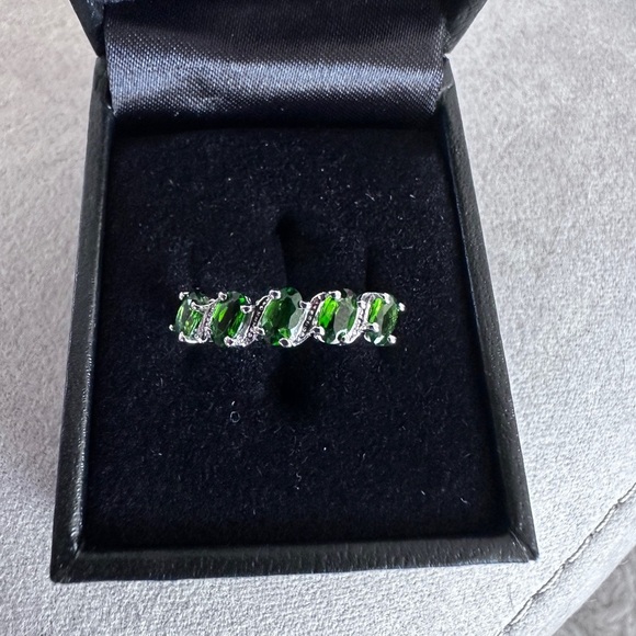 Chrome Diopside in sterling silver Ring by Colleen Lopez - Picture 5 of 10